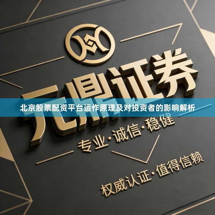 北京股票配资平台运作原理及对投资者的影响解析