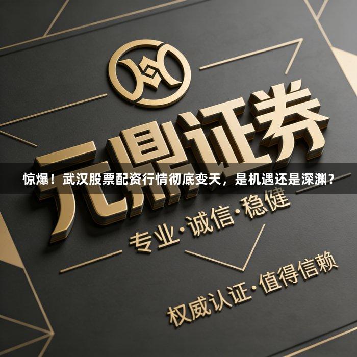 惊爆！武汉股票配资行情彻底变天，是机遇还是深渊？
