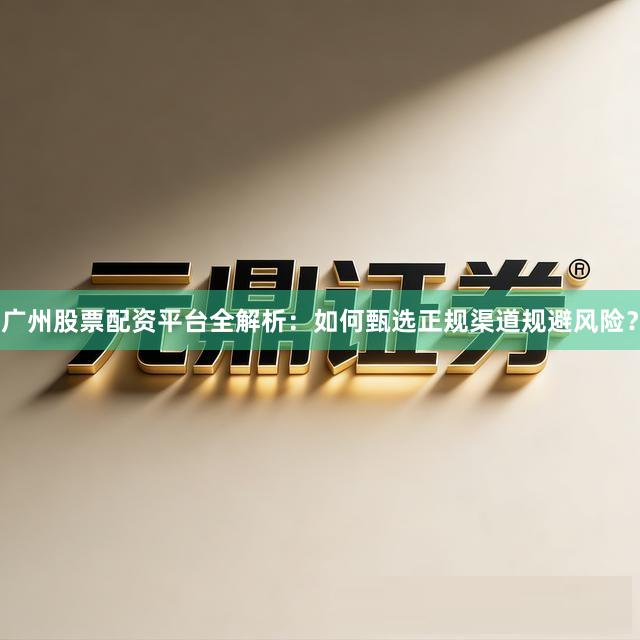 广州股票配资平台全解析：如何甄选正规渠道规避风险？