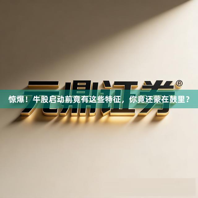 惊爆！牛股启动前竟有这些特征，你竟还蒙在鼓里？