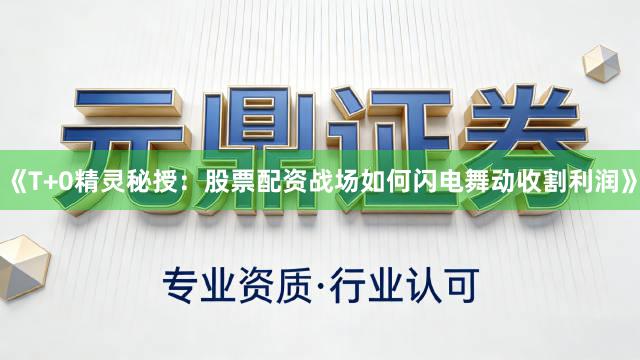 《T+0精灵秘授：股票配资战场如何闪电舞动收割利润》
