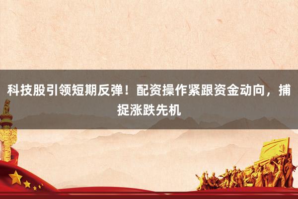 科技股引领短期反弹！配资操作紧跟资金动向，捕捉涨跌先机