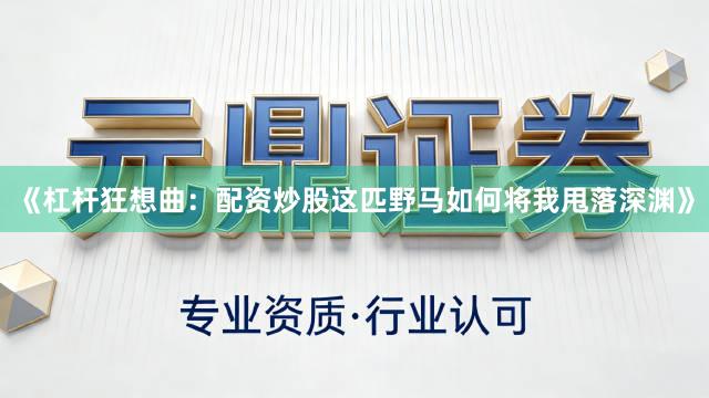《杠杆狂想曲：配资炒股这匹野马如何将我甩落深渊》