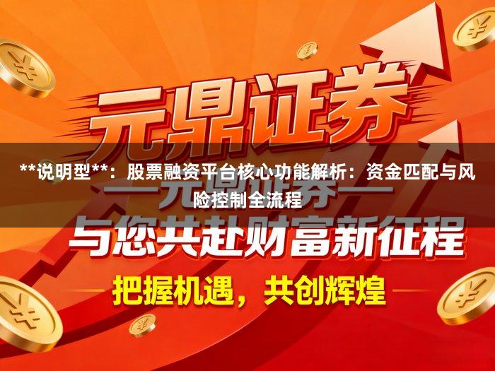 **说明型**：股票融资平台核心功能解析：资金匹配与风险控制全流程