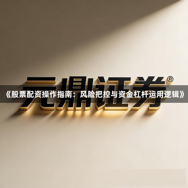 《股票配资操作指南：风险把控与资金杠杆运用逻辑》